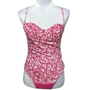 NWOT - Zara Floral Corset Bodysuit